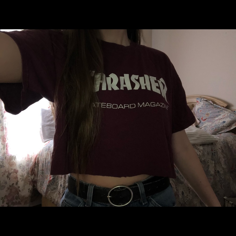 THRASHER SKATEBOARDING DIY CROP TOP
